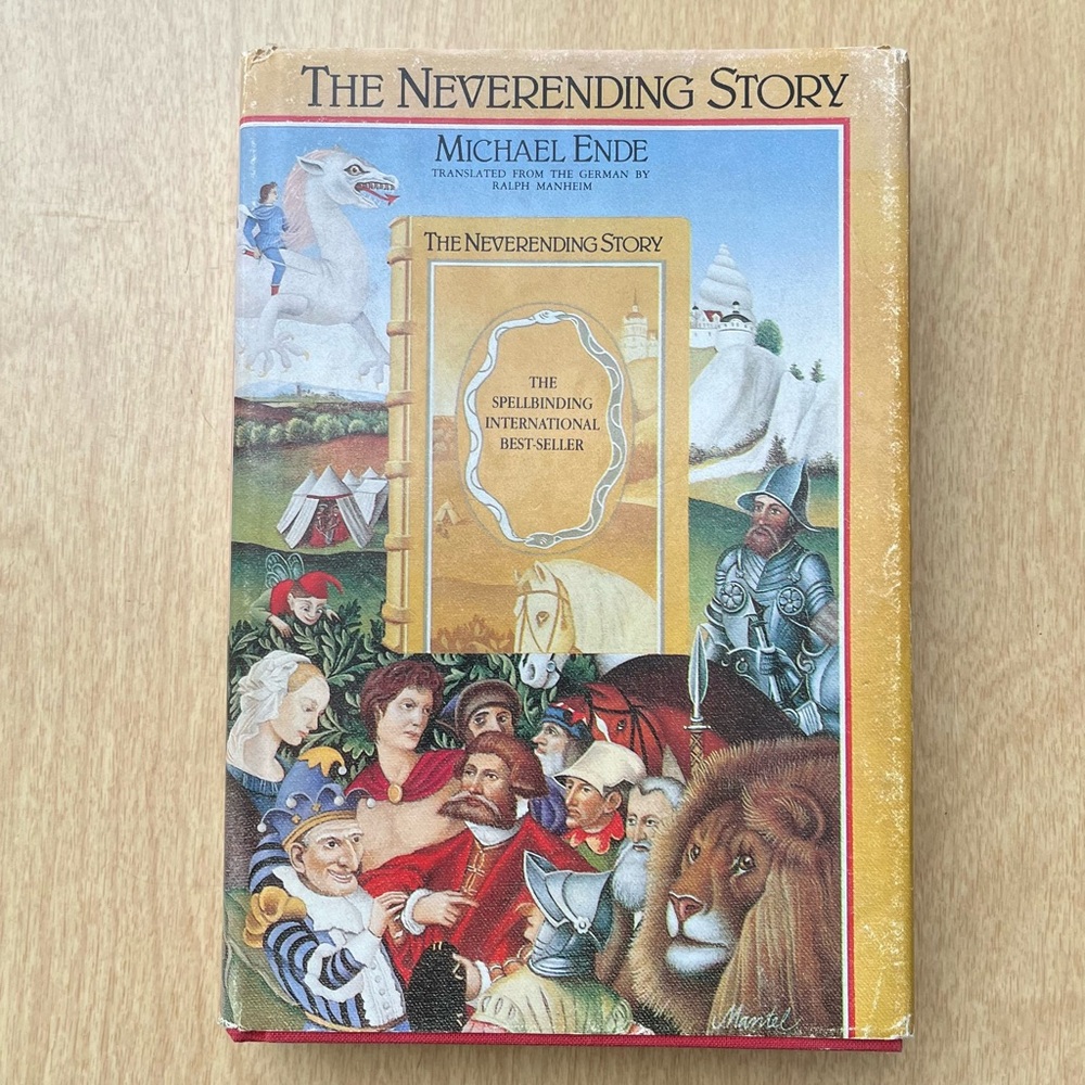 The Neverending Story Vintage 1983 Hardcover 1st Edition Book By Michael Ende